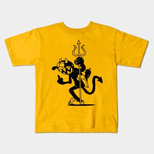 devil retro Kids T-Shirt